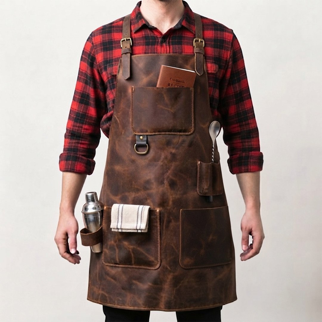 leather work apron for carpenters